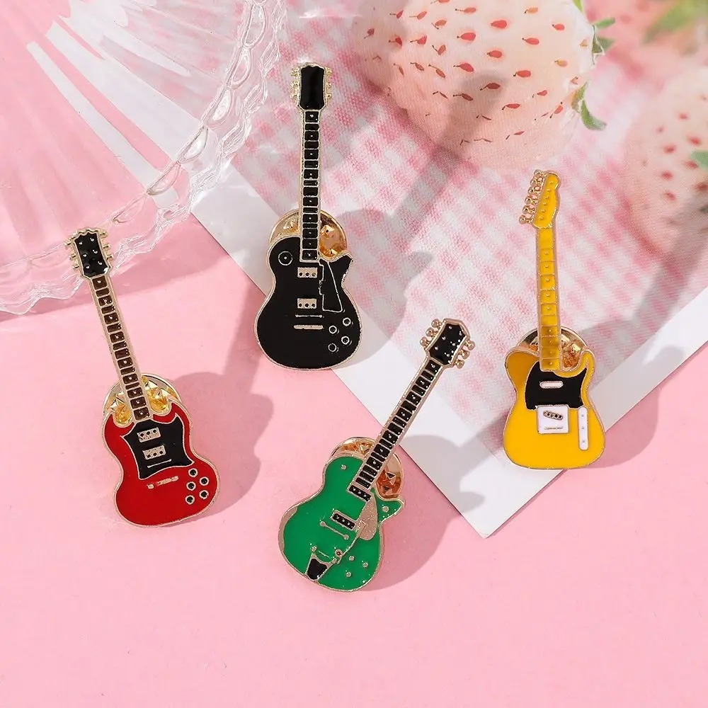 Vintage Fashion Toys - 1/2/4 Uds. Broche de guitarra de
