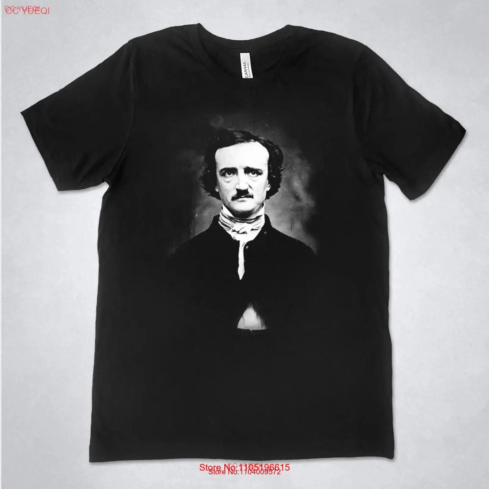 Vintage Fashion Photos - Edgar Allan Poe camisa retrato foto