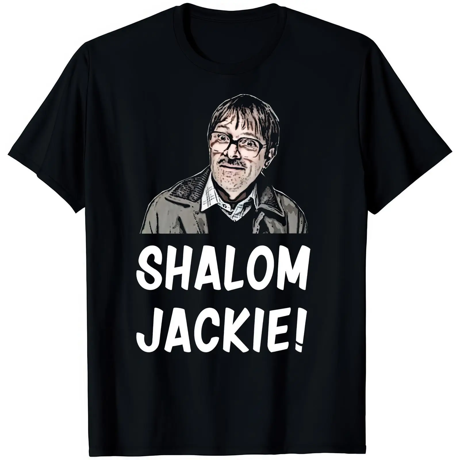 Vintage Fashion Uk - Camiseta Shalom Jackie con Frase Divertida