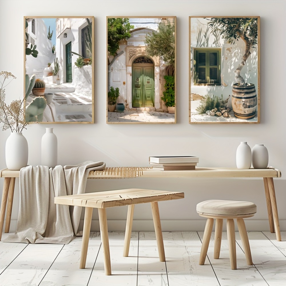 Vintage Fashion Wall Art - Juego de 3 Cuadros en Lienzo