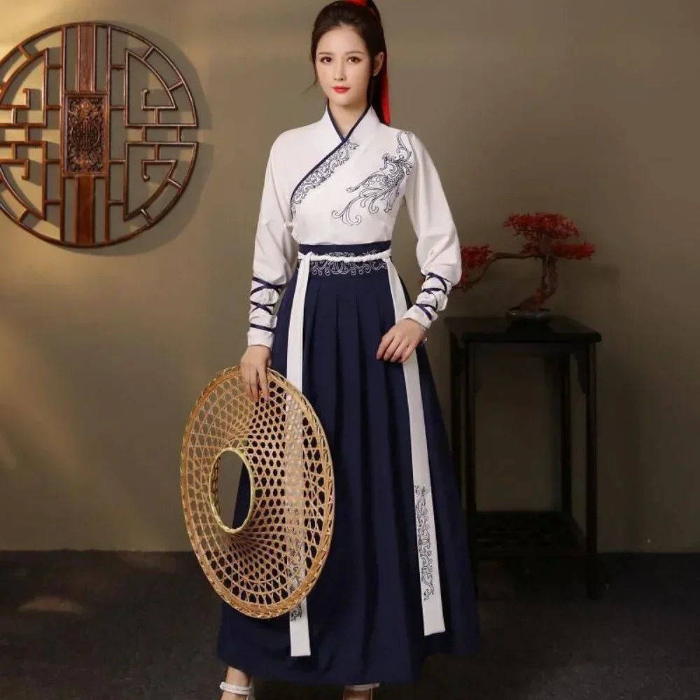 Vintage Style Women Fashion - Conjunto de 2 Piezas de Hanfu