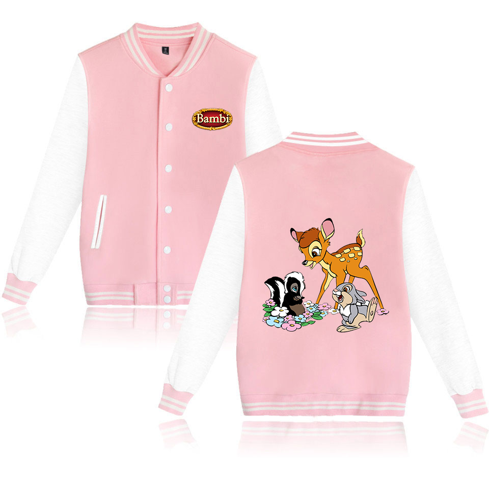 Varsity Jacket Wool - Bambi-chaqueta Bomber de béisbol para hombres