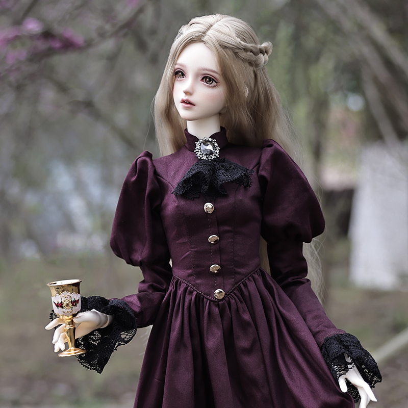Vintage Fashion Toys - Muñeca reina BJD 1/3, hermosa y