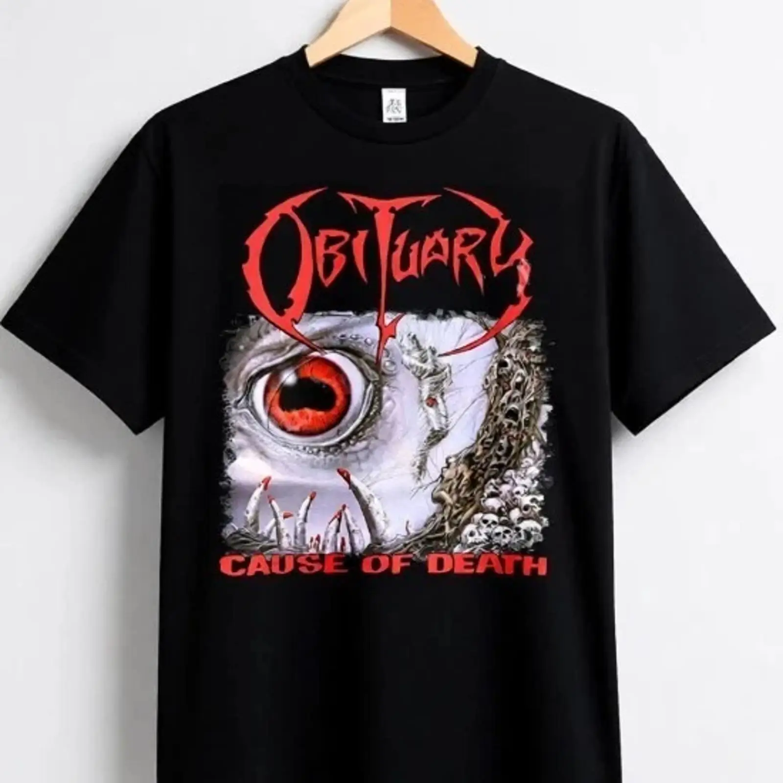 Vintage Fashion Obituaries - Camiseta Obituary Cause Of Death de