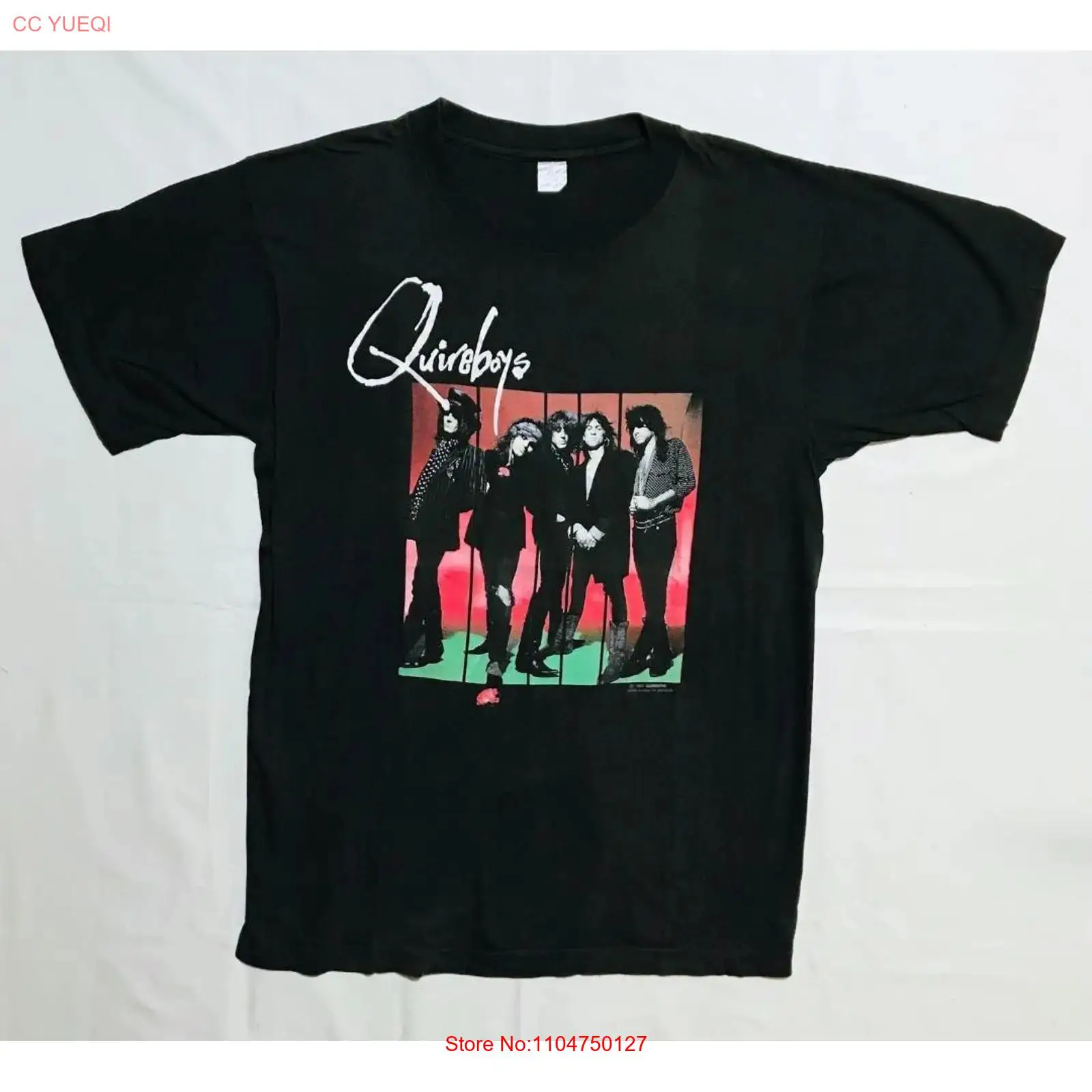 Vintage Fashion Uk - Camiseta THE QUIREBOYS UK TOUR 1990