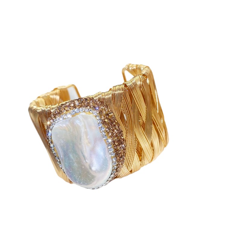 Brazalete barroco de perlas bl - Vintage Fashion Photos reseña y precio