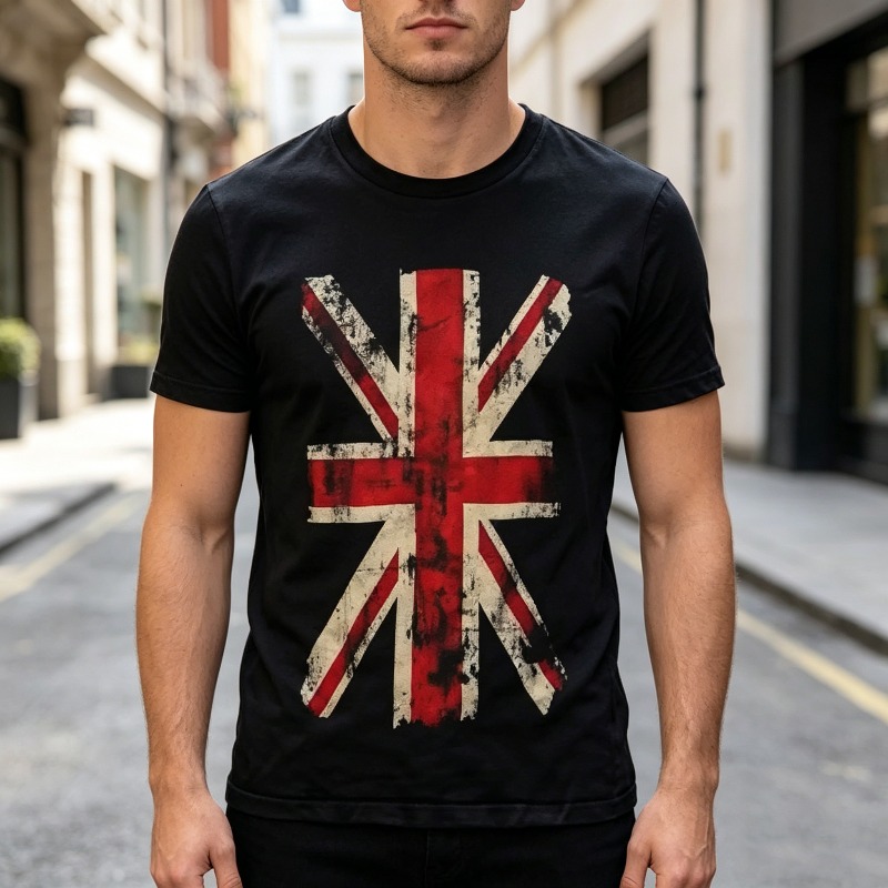 Camiseta con gráfico Union Jac - Vintage Fashion Uk reseña y precio