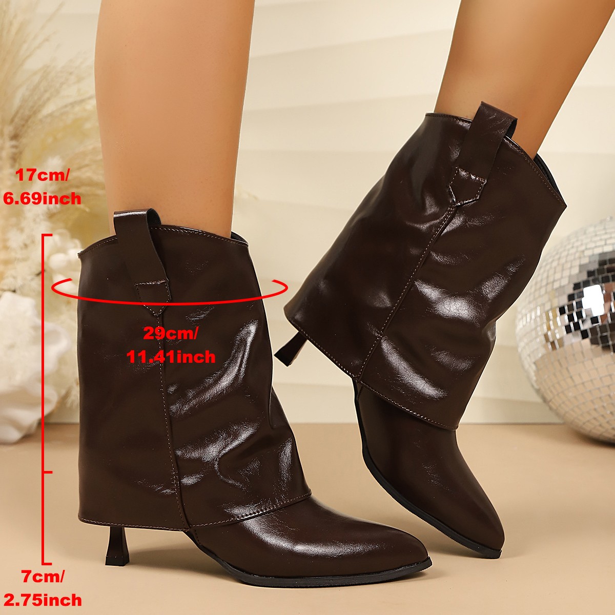 Botines Cortos de Tacón Alto c - Vintage Style Women Fashion reseña y precio