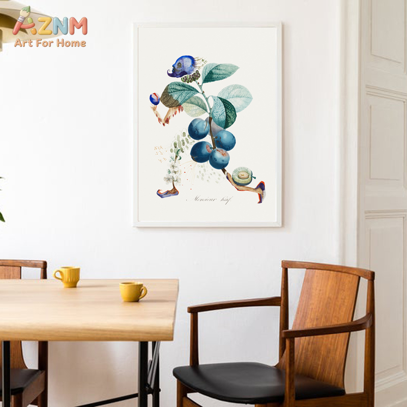 AZNM Cuadro de Lienzo con Figu - Vintage Fashion Wall Art reseña y precio