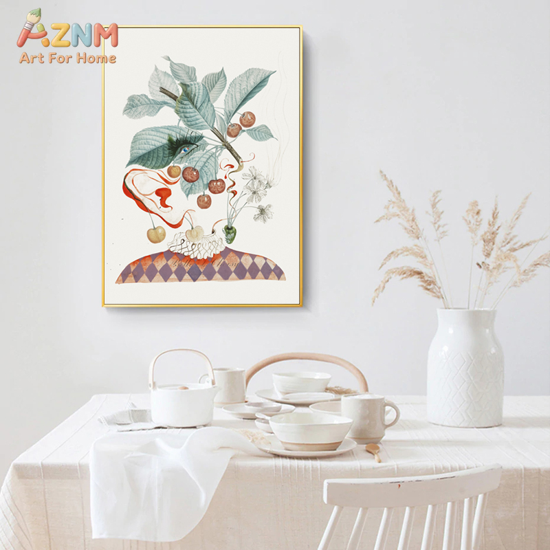 AZNM Cuadro de Lienzo con Figu - Vintage Fashion Wall Art reseña y precio