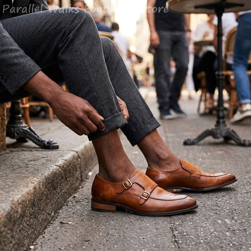Mocasines de doble hebilla par - Vintage Slip Dress reseña y precio