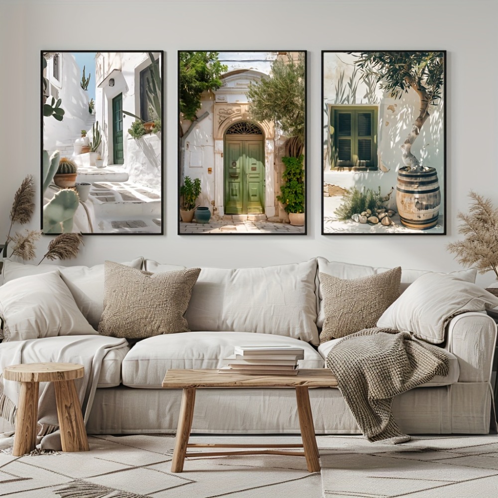 Juego de 3 Cuadros en Lienzo s - Vintage Fashion Wall Art reseña y precio