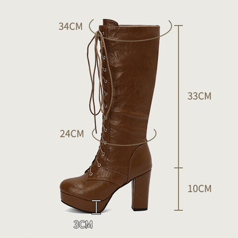 REAVE CAT-Botas hasta la rodil - Vintage Style Women Fashion reseña y precio