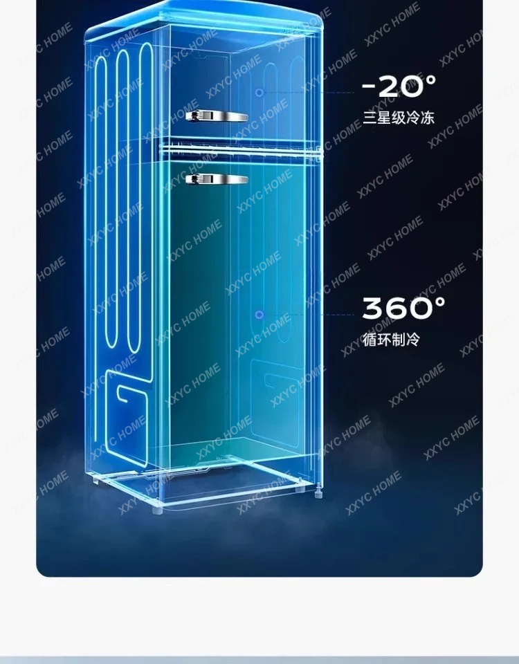 Un refrigerador pequeño de alq - Vintage Fashion Rental reseña y precio