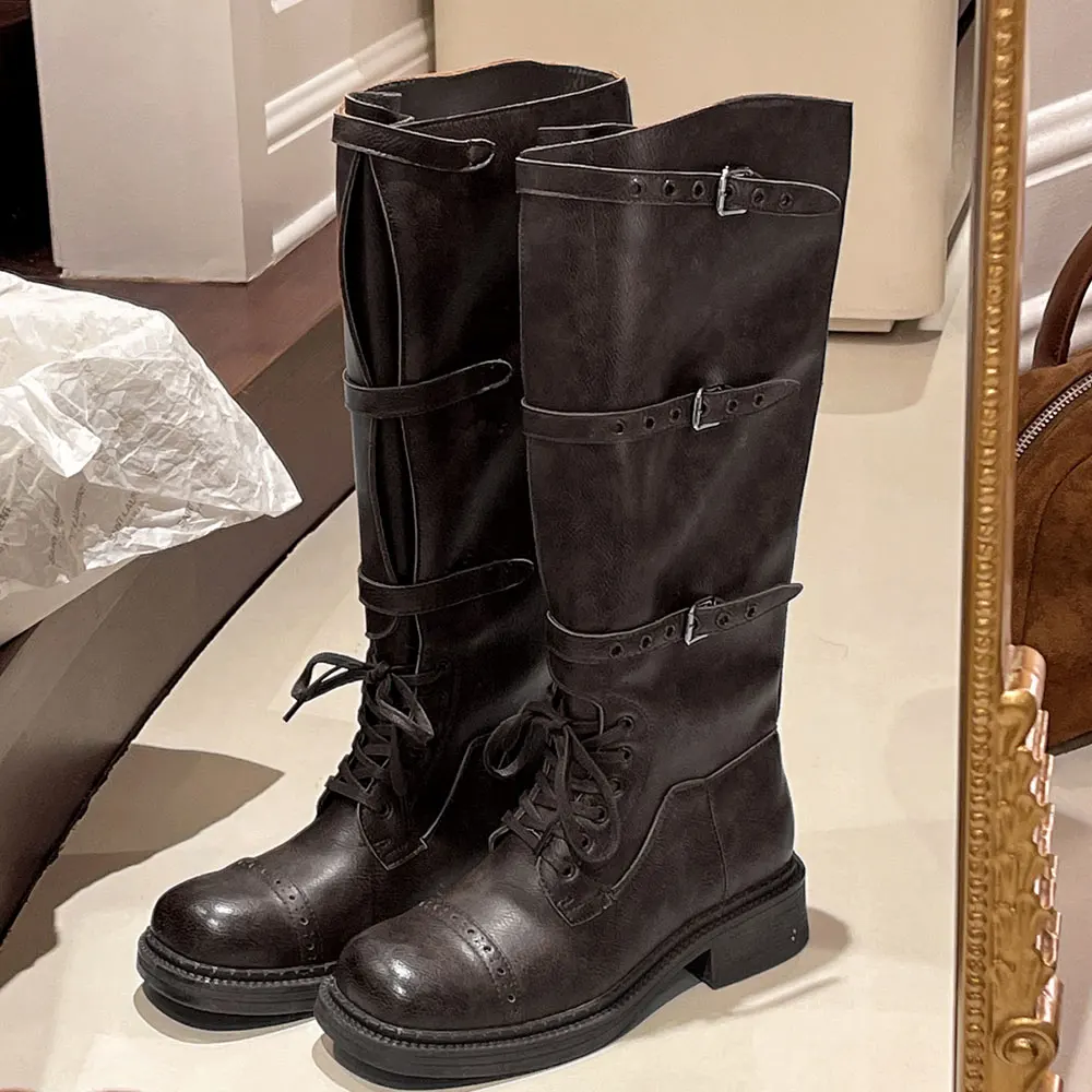 Botas hasta la rodilla para Mu - Vintage Style Women Fashion reseña y precio