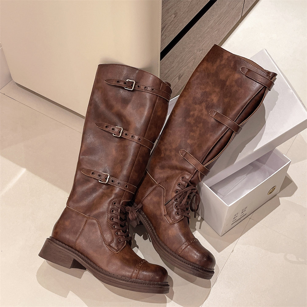 Botas hasta la rodilla para Mu - Vintage Style Women Fashion reseña y precio