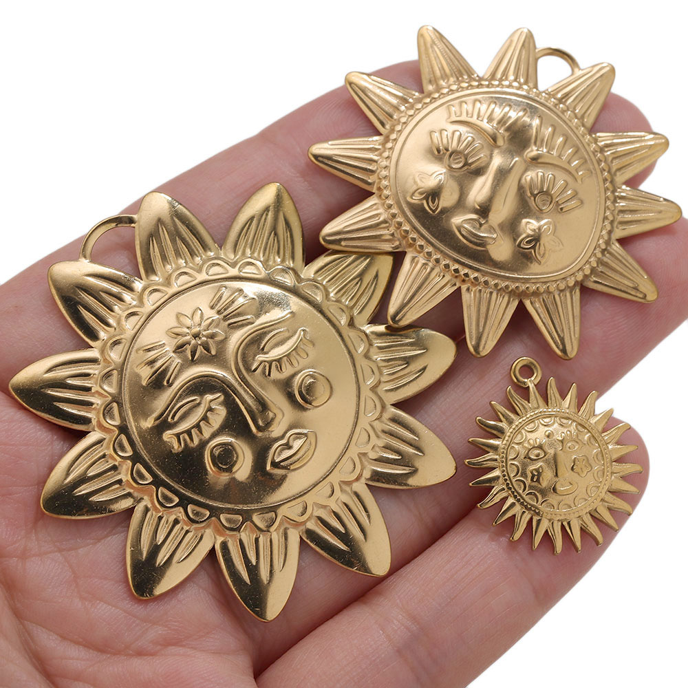 5 piezas de dijes de sol redon - Vintage Urban Fashion reseña y precio
