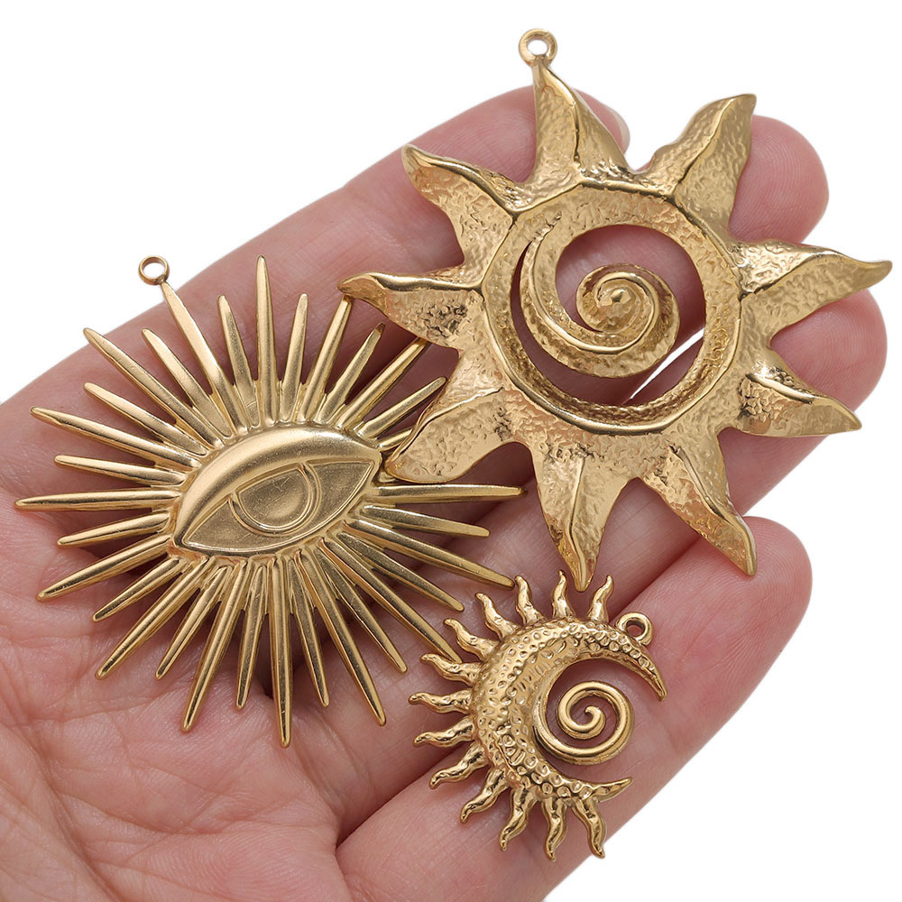 5 piezas de dijes de sol redon - Vintage Urban Fashion reseña y precio