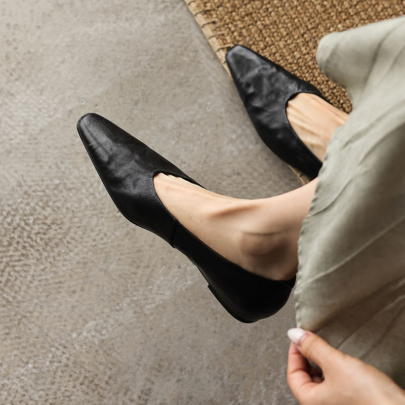 Zapatos de Tacón Cuadrado de P - Vintage Slip Dress reseña y precio