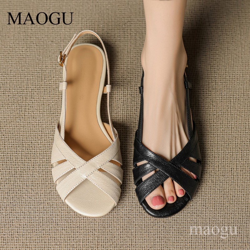 Sandalias de tacón bajo con ti - Vintage Style Women Fashion reseña y precio