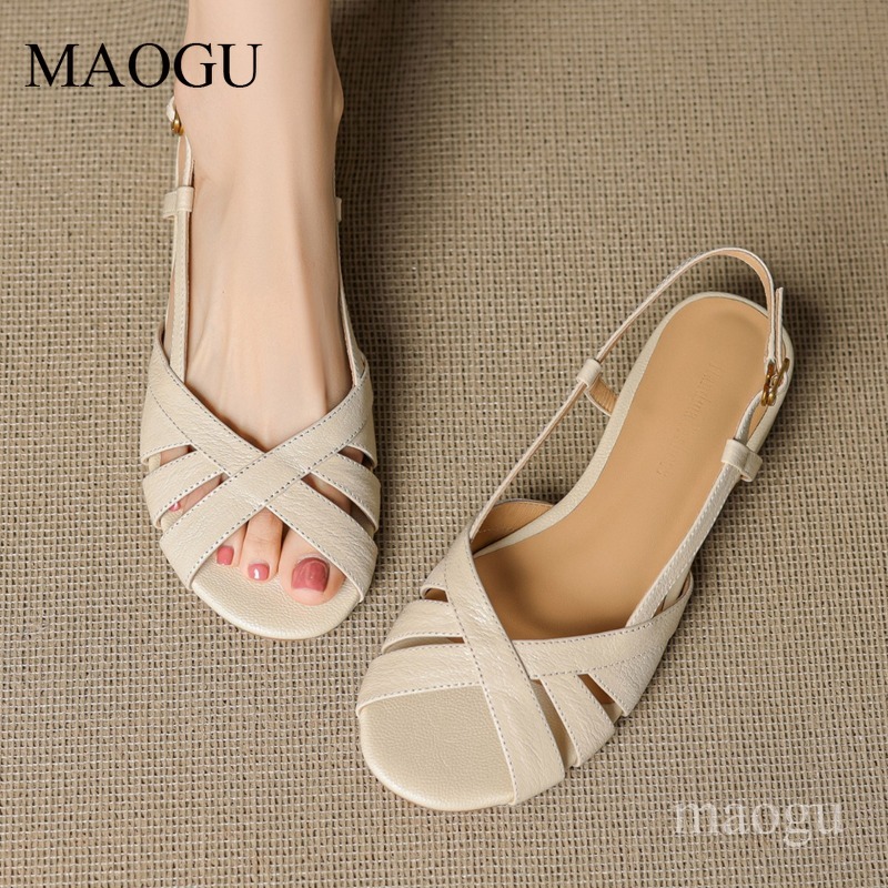 Sandalias de tacón bajo con ti - Vintage Style Women Fashion reseña y precio