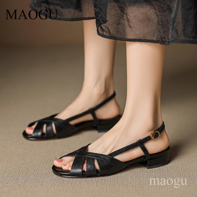 Sandalias de tacón bajo con ti - Vintage Style Women Fashion reseña y precio