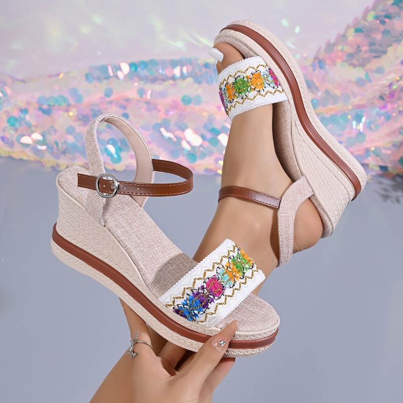 Sandalias de Mujer con Platafo - Vintage Style Women Fashion reseña y precio