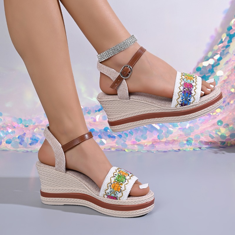 Sandalias de Mujer con Platafo - Vintage Style Women Fashion reseña y precio