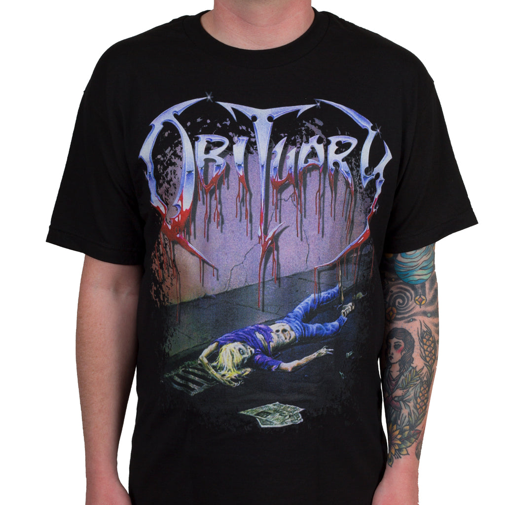 Camiseta de algodón con gráfic - Vintage Fashion Obituaries reseña y precio