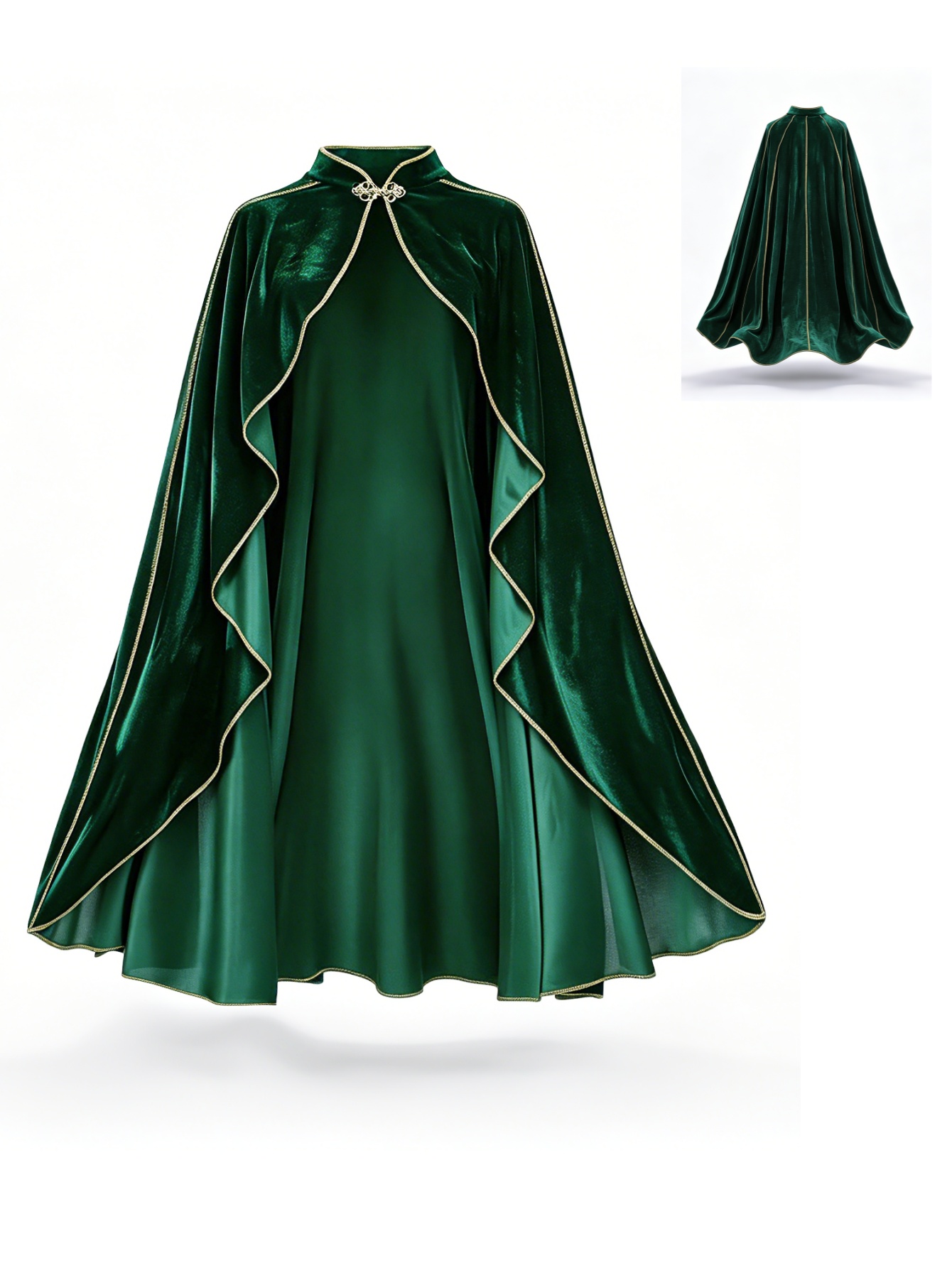 Capa de terciopelo verde vinta - Vintage Slip Dress reseña y precio