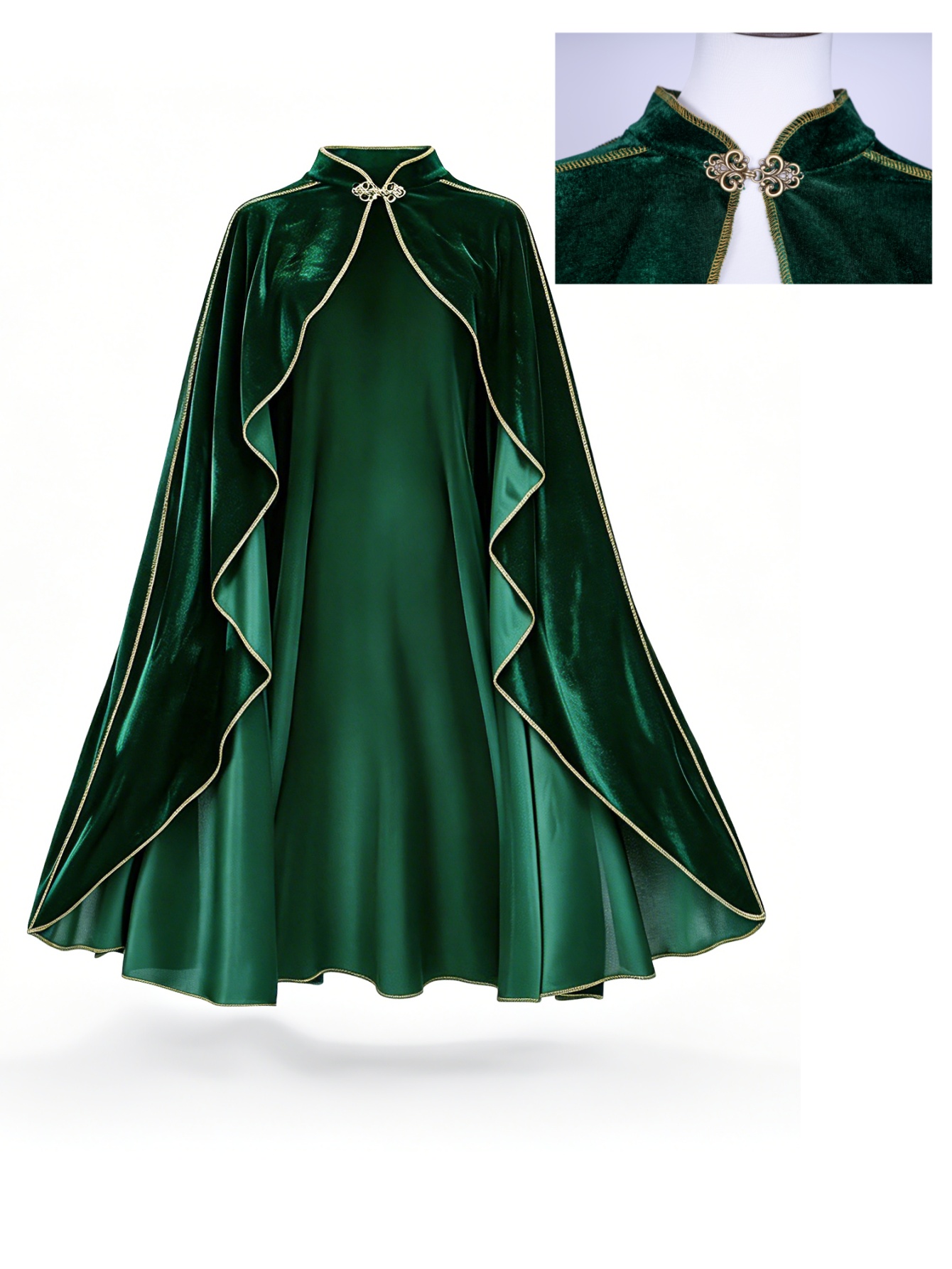Capa de terciopelo verde vinta - Vintage Slip Dress reseña y precio